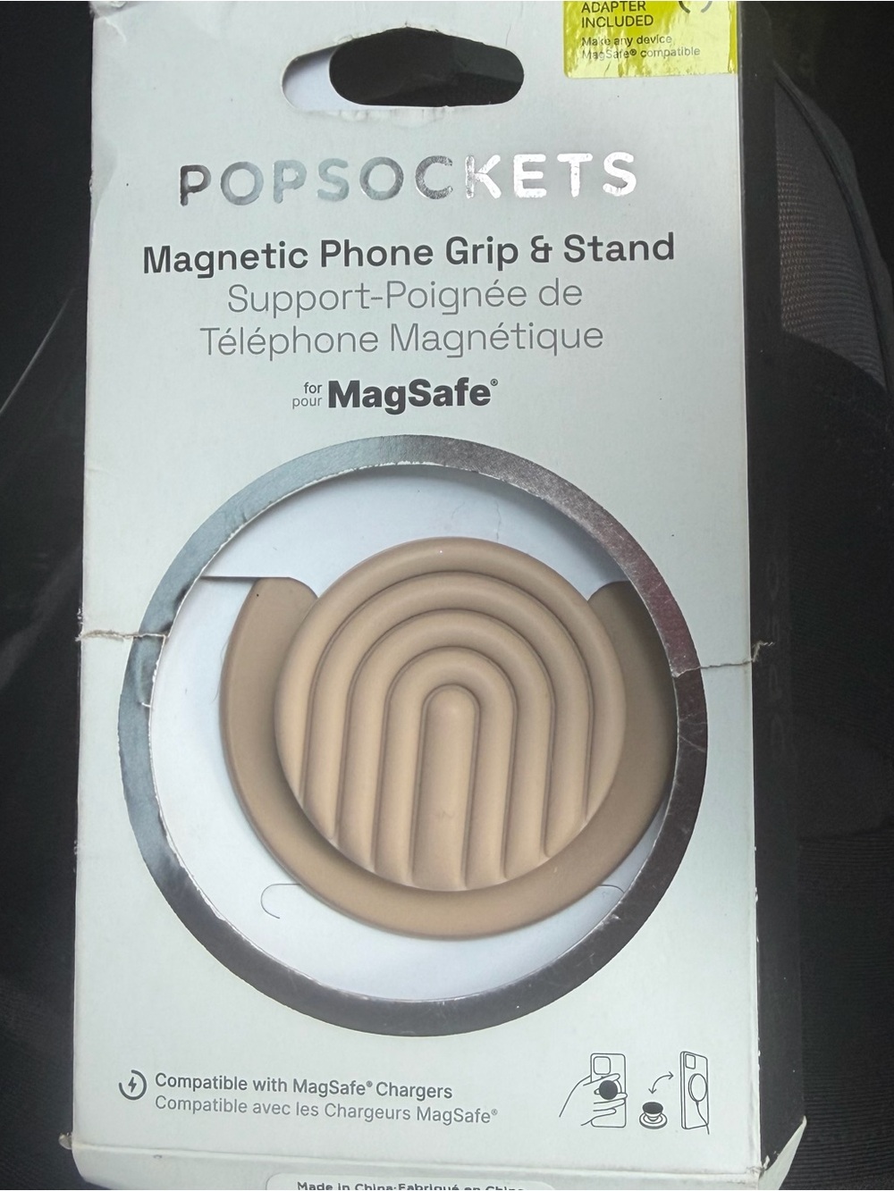 PopSocket Magnetic Phone Grip & Stand in Taupe Beige